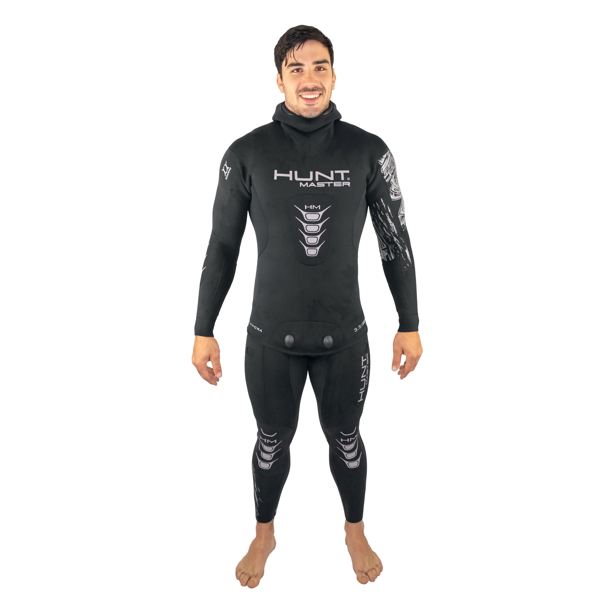ELANORA Two-Piece Wetsuit - Black [2.0mm, 3.5mm & 5.0mm]