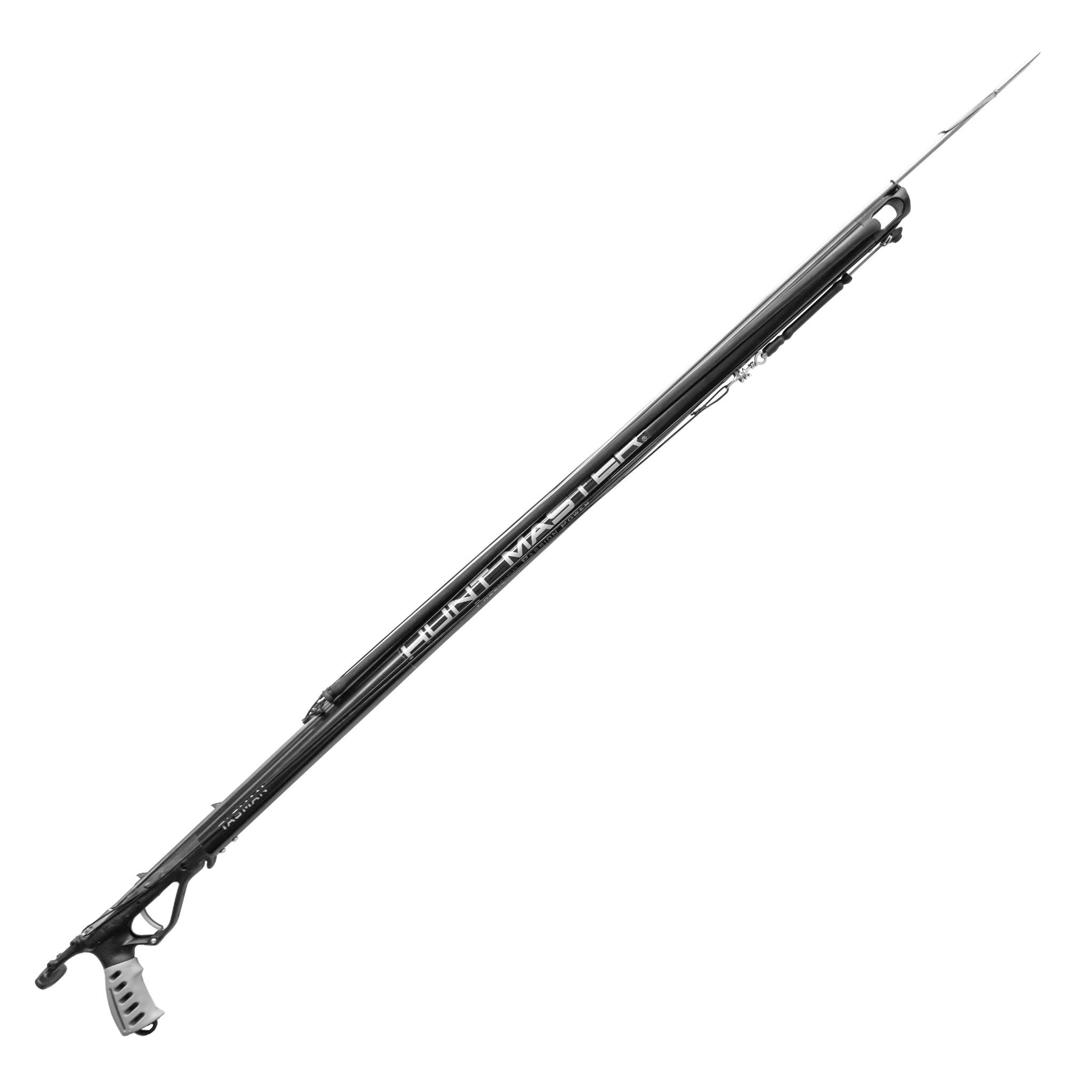 Tasman Aluminium Open Head Speargun - Black Handle - 55cm - 120cm