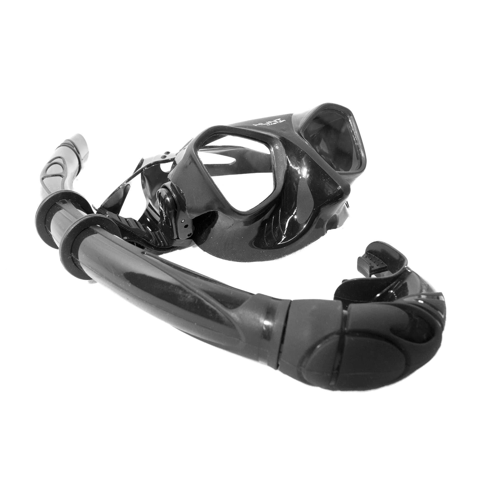 HuntMaster Bat Diving Mask and Snorkel Set (WIRAMBI) - With Complimentary Clear Container