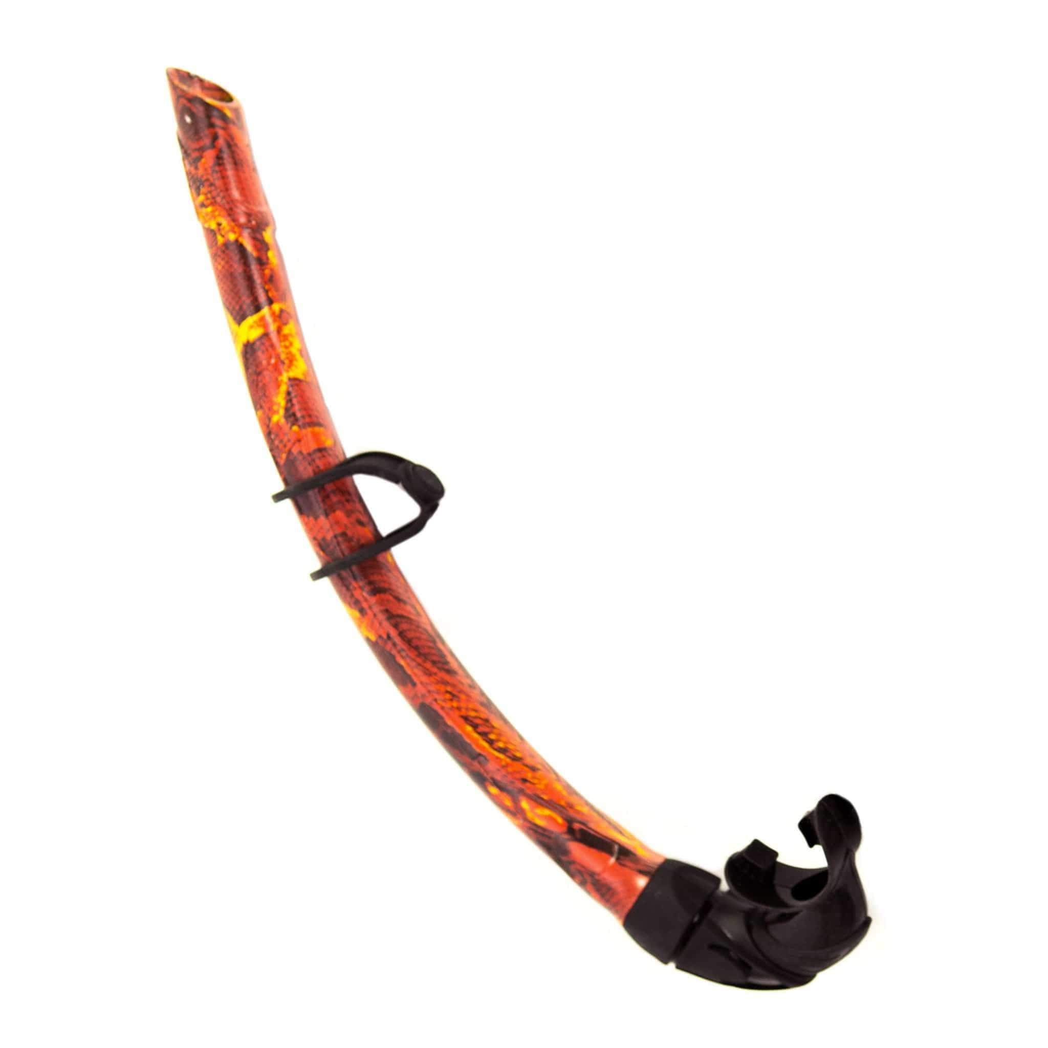 HuntMaster Red Camo Diving Snorkel - (Red)