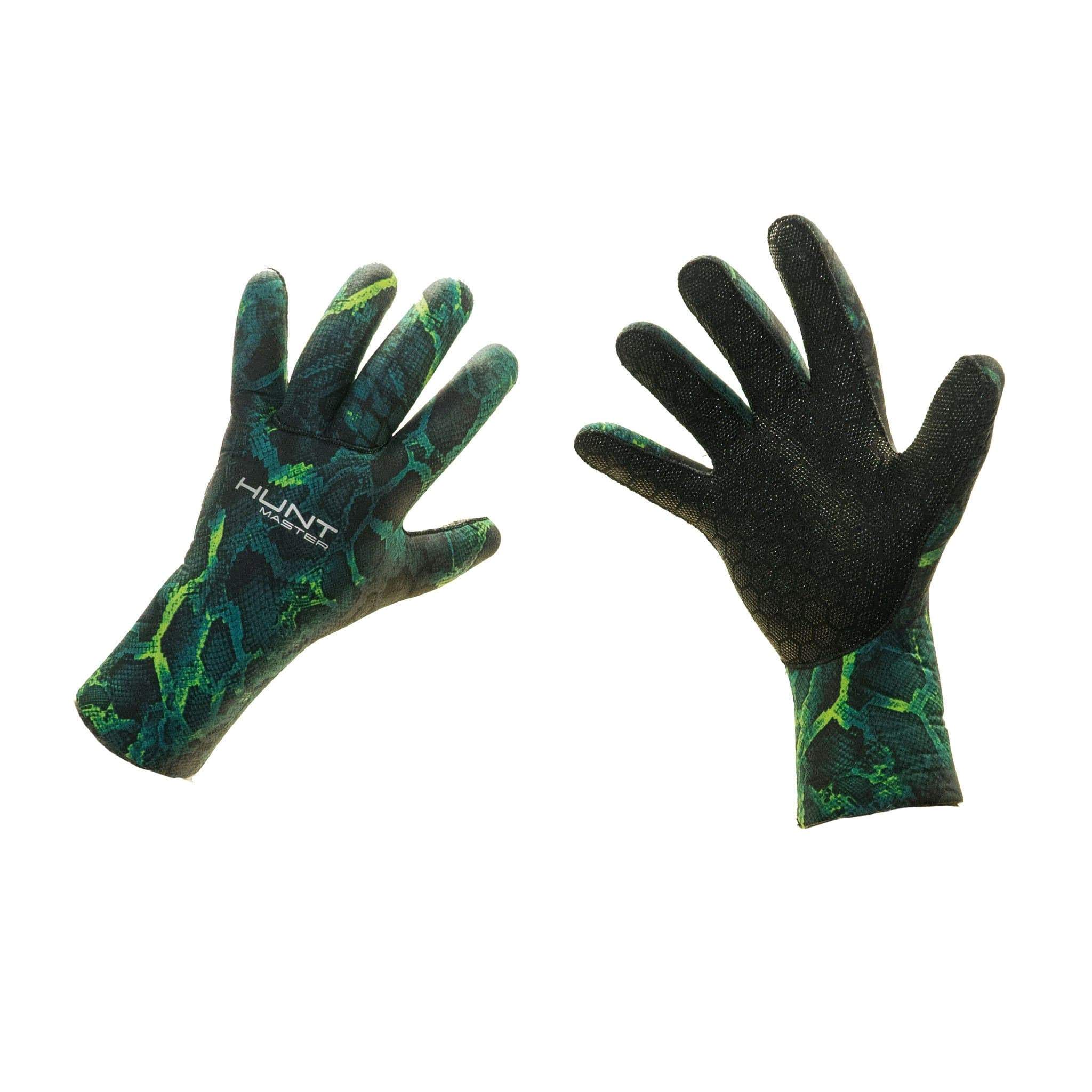 HuntMaster Neoprene Gloves Camo Series - Huntsman 3.5mm (Green)