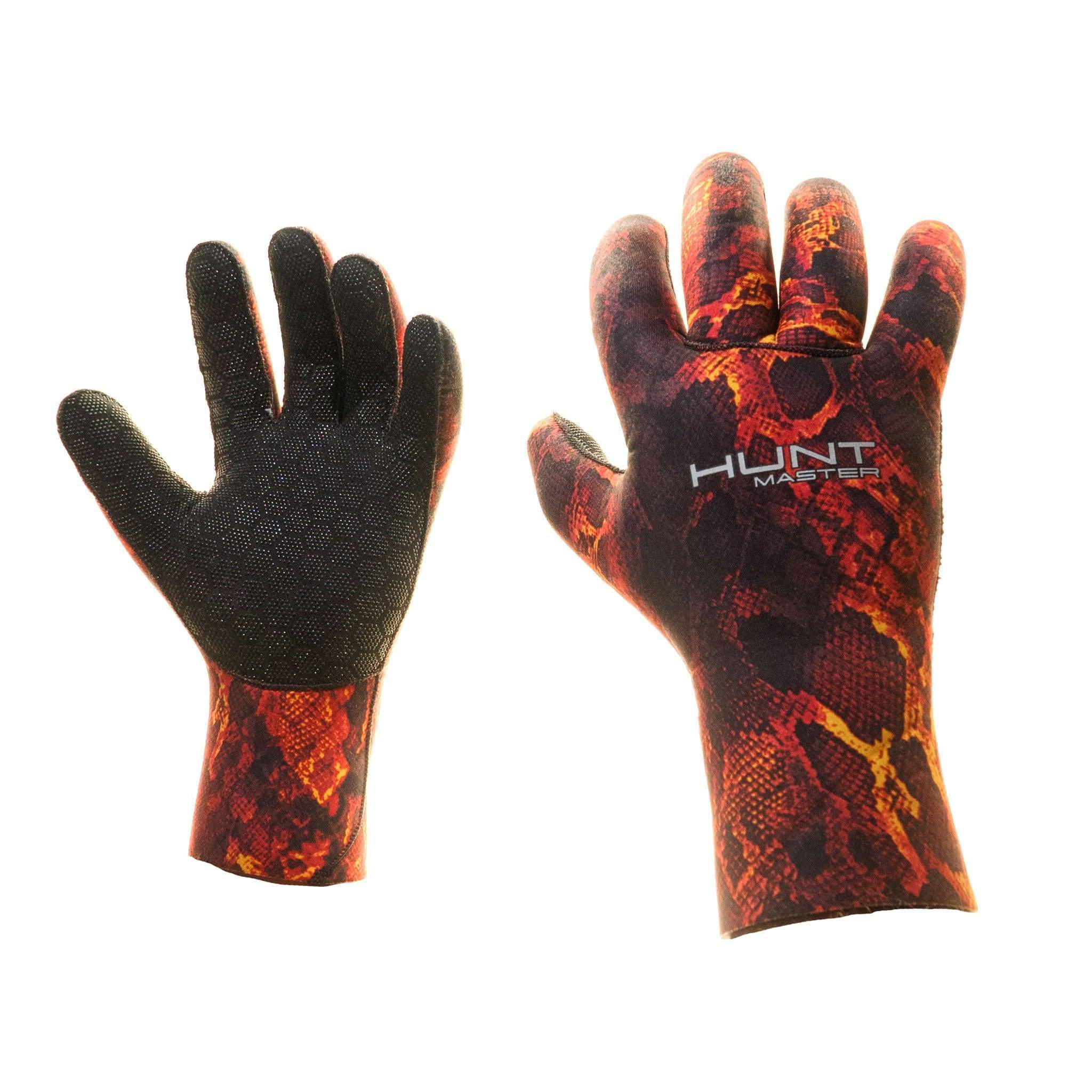 HuntMaster Neoprene Gloves Camo Series - Huntsman 3.5mm (Red)